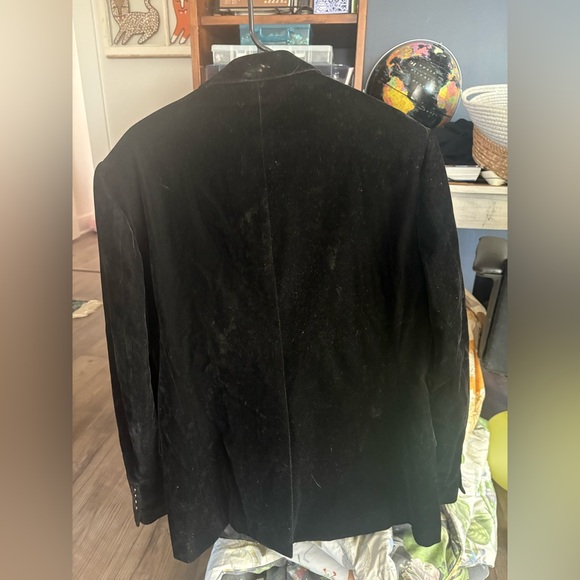 Paul Smith The SoHo Velvet Black Blazer Size 50A - Picture 3 of 7